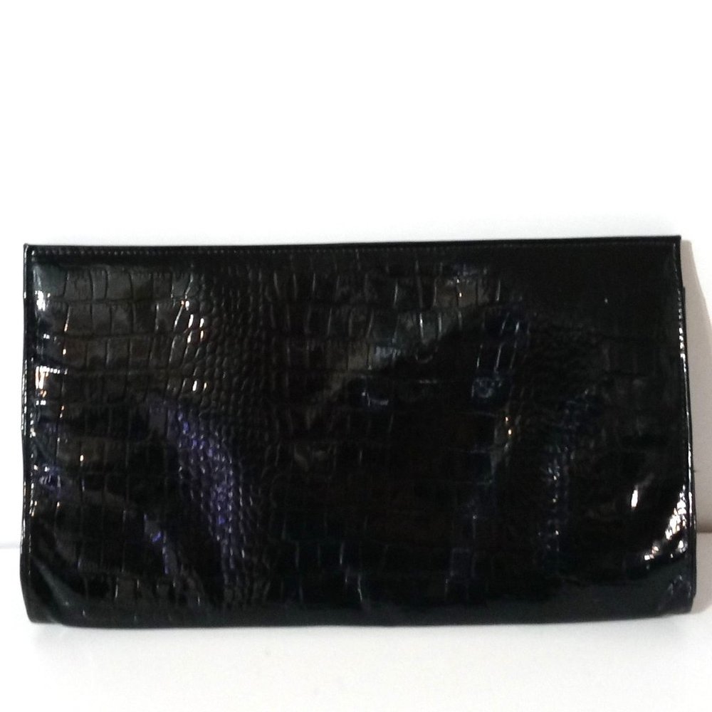 Borsetta Milano Alligator Faux Leather Clutch Bag